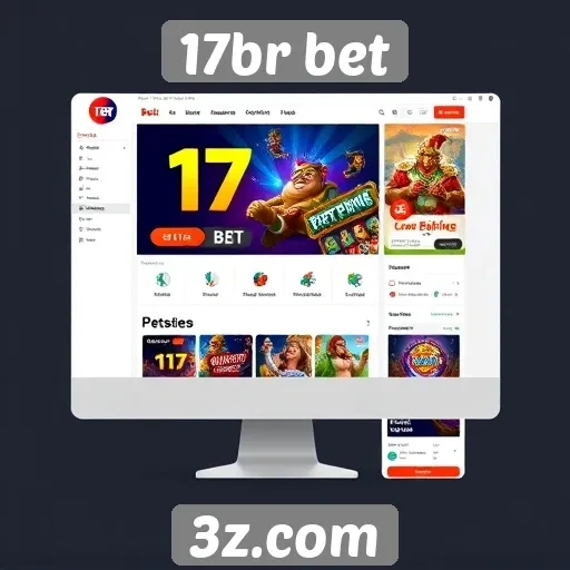 Interface e usabilidade do site 17br bet